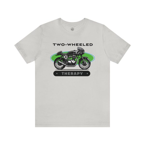 Two-Wheeled Therapy - T-Shirt For Motorcycle Riders - Christmas Gift for Motorcyclist